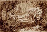 Joseph Noel Paton Canvas Paintings - Cymocles Discovered By Atis In The Bowre Of Blisse, Spencer's Fairie Queene, BookII, Chapter V